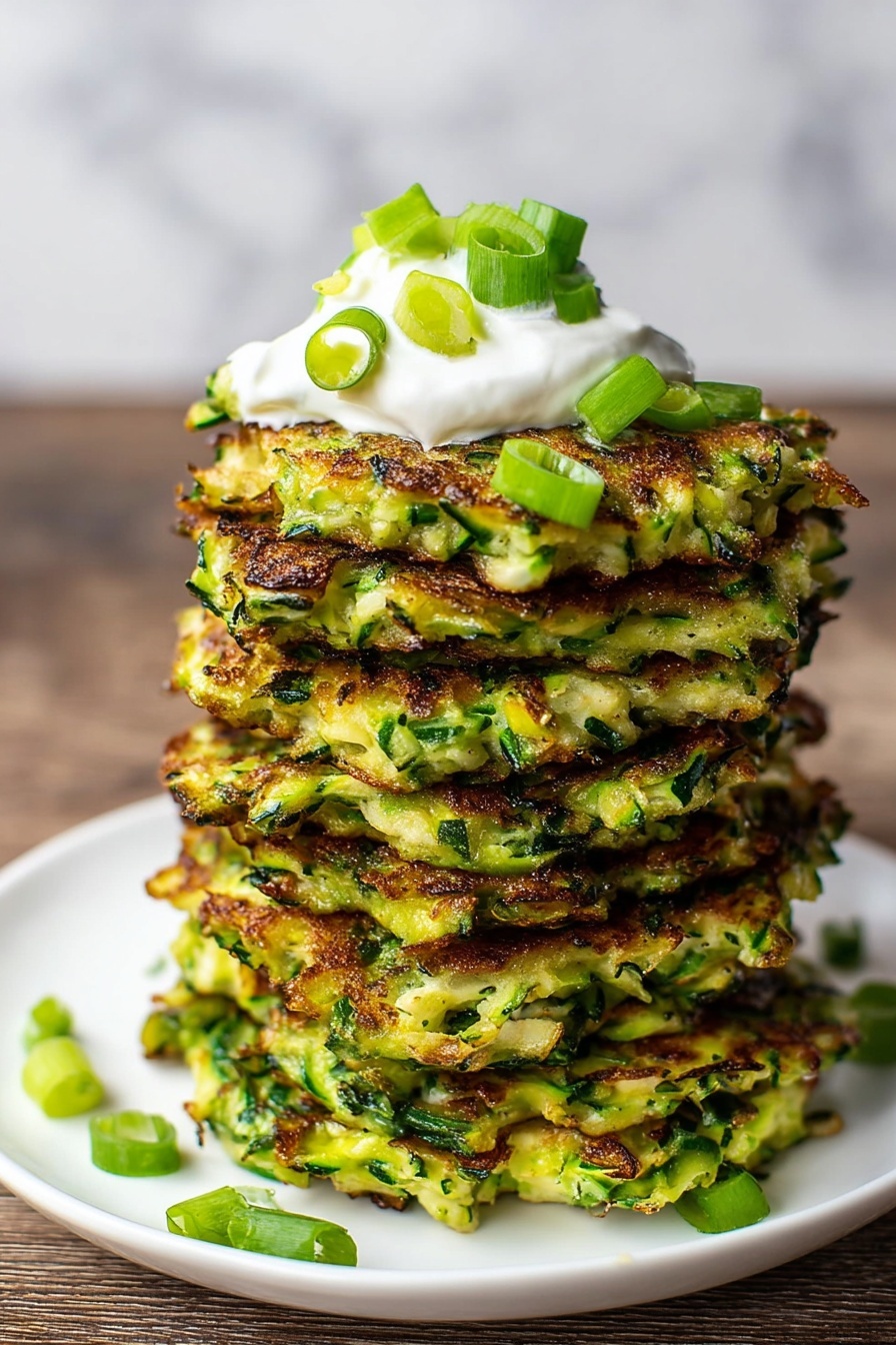 Crispy Vegan Zucchini Fritters: Korean-Inspired & Gluten-Free